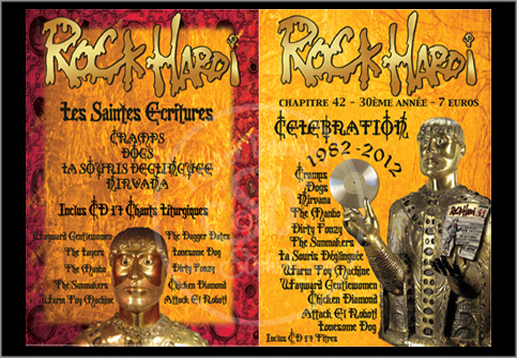 Rock Radi Fanzine No. 42 Double Cover Design by Sophie Lo